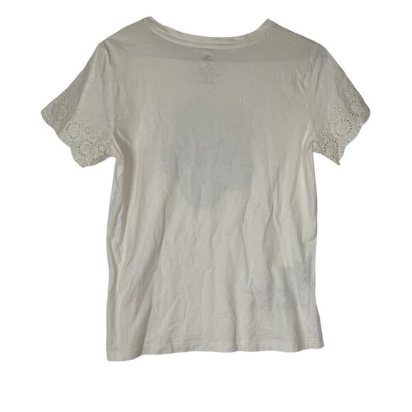 Disney Parks womens large epcot flower festival figment short sleeve shirt white - Picture 3 of 7